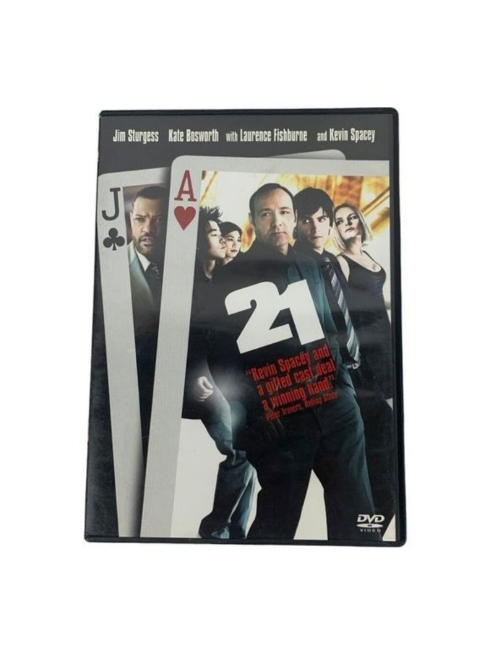 21 DVD Movie 2008 PG13 Jim Sturgess Kate Bosworth Kevin Spacey Columbia Pictures